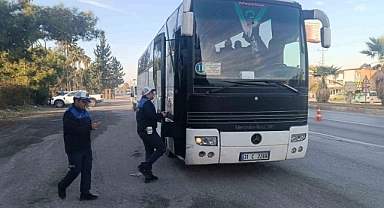 Hatay’da toplu ulaşım araçlarında sıkı denetim