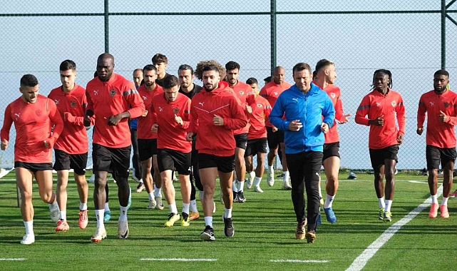 Hatayspor, Göztepe maçı hazırlıklarına başladı