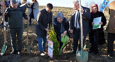 Her bebek bir fidan: Yeni doğan bebekler adına fidan diktiler