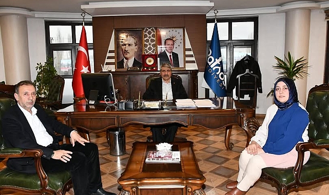 Taşdemir ve  Yardımcı'dan Başkan Taşkın'a Ziyaret