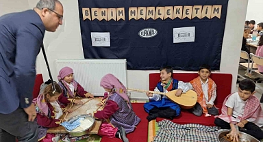 İlkokul öğrencileri geleneklere uygun Yerli Malı Haftası’nı kutladı