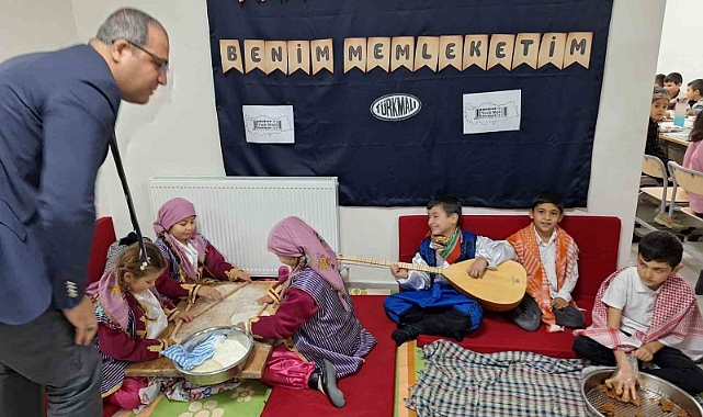 İlkokul öğrencileri geleneklere uygun Yerli Malı Haftası’nı kutladı