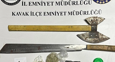 İş yerine uyuşturucu baskını