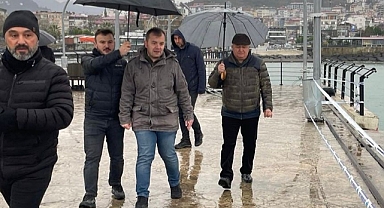 İskeleye fırtına tedbiri