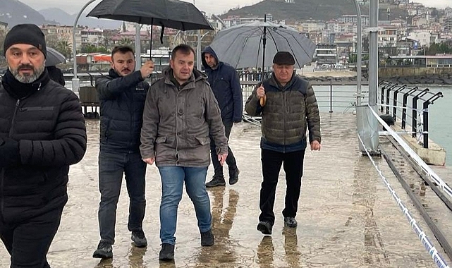 İskeleye fırtına tedbiri