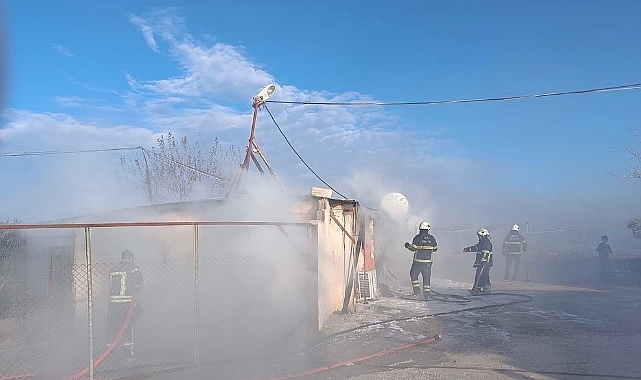 İskenderun’da tavuk çiftliğinde yangın