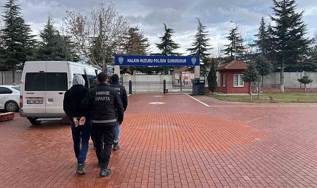Isparta’da uyuşturucu operasyonunda 2 kişi tutuklandı