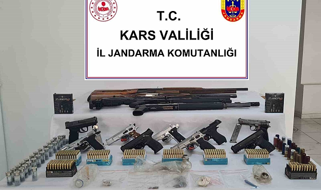 Jandarma'dan silah ve uyuşturucu operasyonu