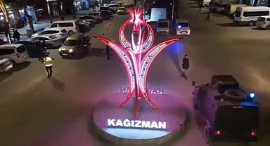 Kağızman’da asayiş ve güvenlik uygulaması gerçekleştirildi