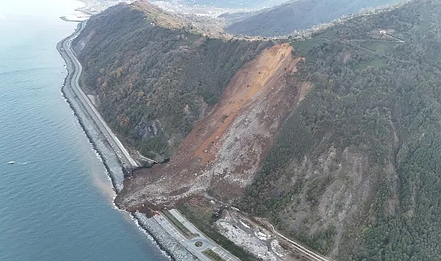 Karadeniz Sahil Yolu ulaşıma kapandı