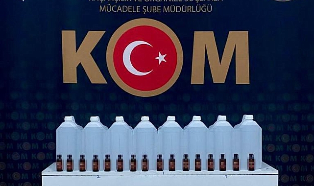 Kars'ta kaçak içki operasyonu