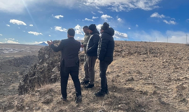 Kars'ta köylerde mera incelemeleri devam ediyor