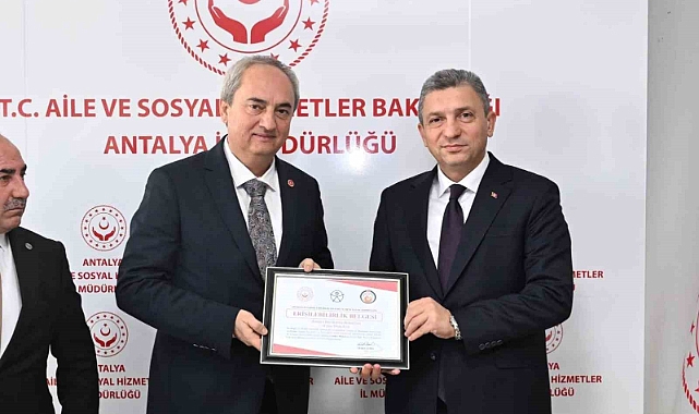 Kepez’in Şefkat ve Huzurevi’ne ‘Erişilebilirlik Belgesi’