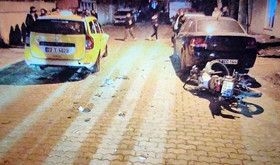 Keşan’da otomobile çarpan motosikletin sürücüsü yaralandı