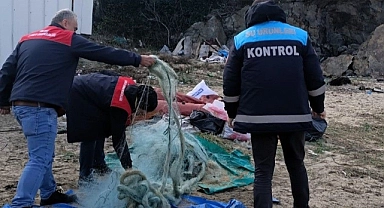 Kırklareli’nde kaçak serilen ağ el geçirildi
