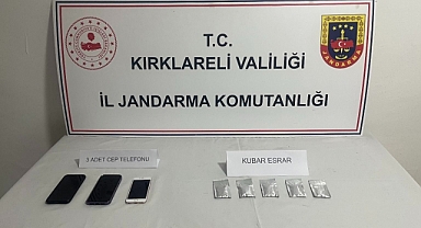 Kırklareli’nde uyuşturucu operasyonu: 5 gözaltı