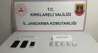Kırklareli’nde uyuşturucu operasyonu: 5 gözaltı