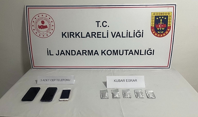 Kırklareli’nde uyuşturucu operasyonu: 5 gözaltı