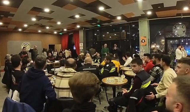 Kış aylarında motosiklet kullanımı hakkında bilinçlendirme için bir araya geldiler