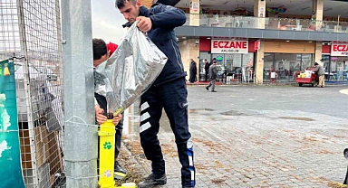 Kış günlerinde Bünyan’da sokak hayvanlarına umut eli