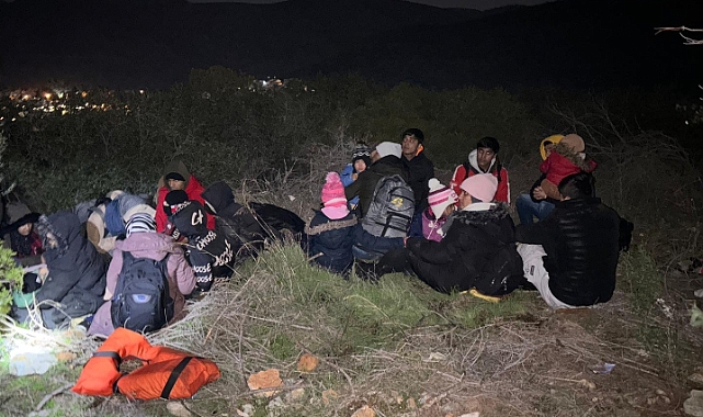 Kuşadası’nda 23 düzensiz göçmen ve 1 organizatör yakalandı