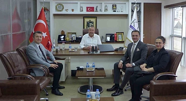 KUTO Başkanı Akdaoğan, Aydınlı banka müdürünü ağırladı