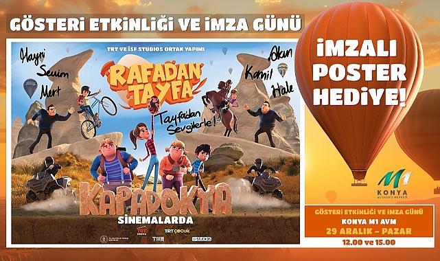 M1 Konya AVM’de Rafadan Tayfa rüzgarı