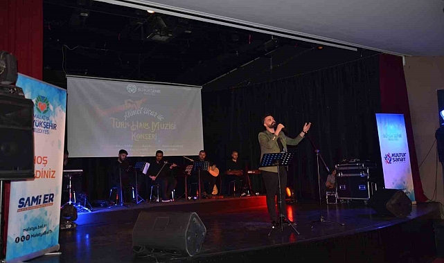 Malatya Büyükşehir Belediyesi'nden Türk Halk Müziği konseri