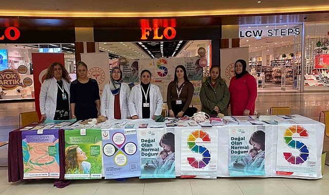 MalatyaPark AVM'de gebelik ve doğum bilgilendirme standı kuruldu