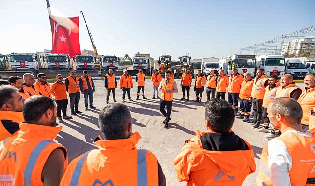 Mersin’de karla mücadele ekipleri hazırlıklarını tamamladı