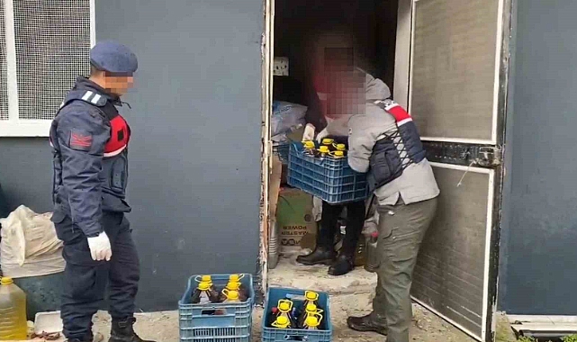 Mersin’de sahte içki operasyonu: 2 gözaltı