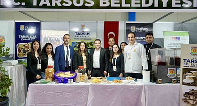 Mersin Tarım Fuarında Tarsus Belediyesi standına büyük ilgi
