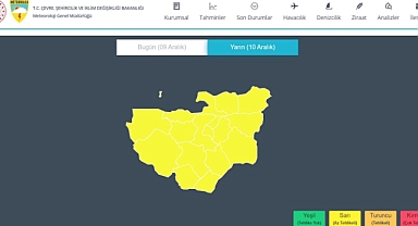 Meteorolojiden Bursa için sarı uyarı