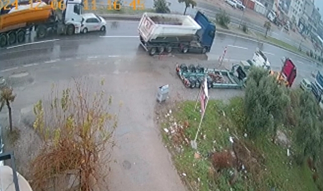Milas’taki kazanın kamera görüntüleri ortaya çıktı