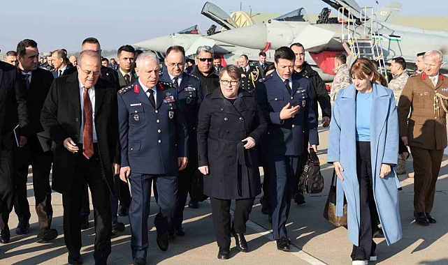 MSB, Katar’daki tatbikattan dönen Birleşik Krallık uçaklarının Ankara’ya indiğini açıkladı