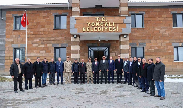 Muş Valisi Avni Çakır'dan Yoncalı Belediyesine ziyaret