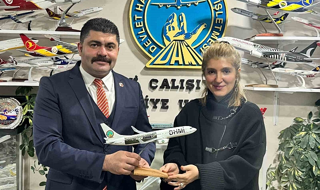Ölmeztoprak yeni terminal binasındaki çalışmaları inceledi