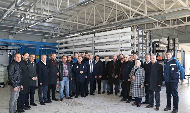 Oltu arıtılmış suya kavuşuyor
