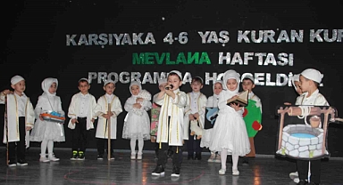 Ordu’da minikler Hz. Mevlana’yı anlattı