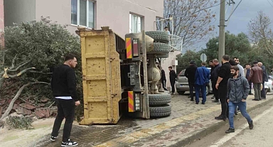 Orhangazi Belediyesine ait kamyon dehşet saçtı
