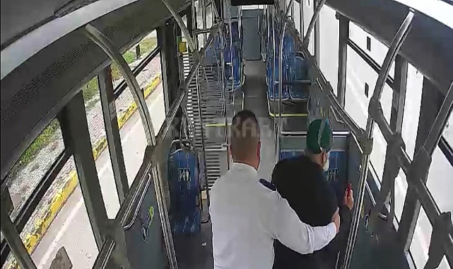Otobüs şoföründen örnek davranış