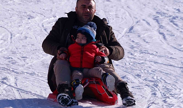 Palandöken'de kızak keyfi