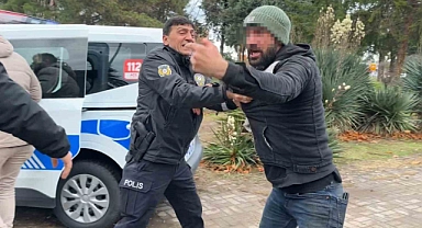 Parkta arkadaşını bıçakla ağır yaraladı, polise direndi