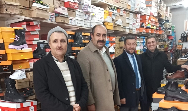 Patnos Müftüsü Cuma Namazı Çıkışı Esnaf Ziyaretinde Bulundu