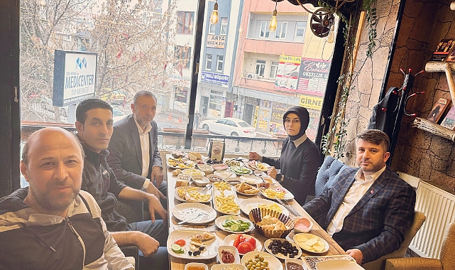 Patnos'ta öğretmen ve idareciler kahvaltıda buluştu