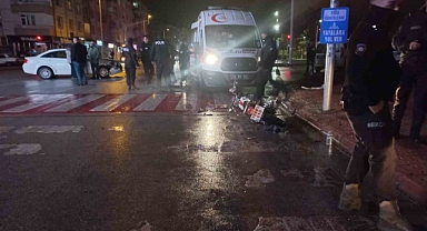 Polisten kaçan motosikletli kaza yaparak yaralandı