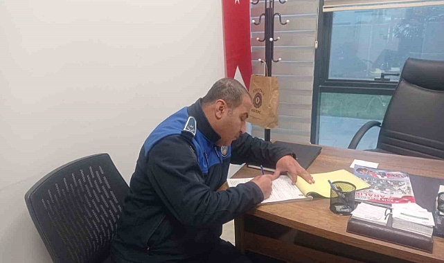 Refüje çöp atan araç KGYS kameralarıyla tespit edildi