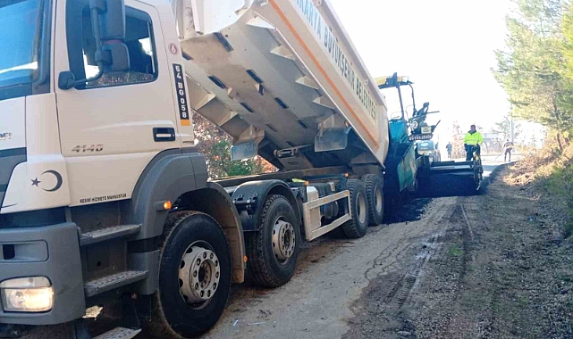 Sakarya’da şehrin en uzak noktasına asfalt atağı