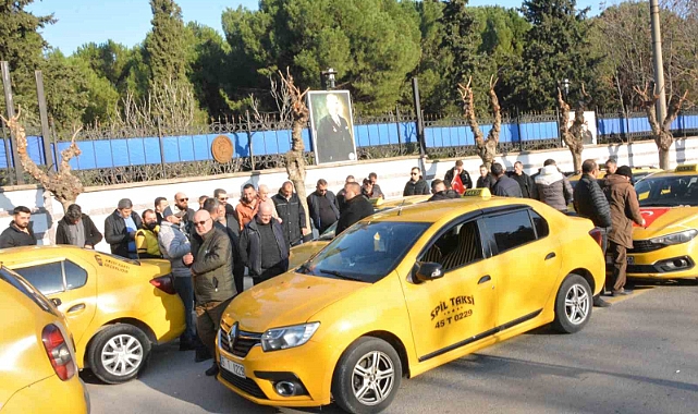 Saldırıya uğrayan taksi esnafını duygulandıran destek