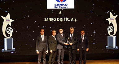 SANKO Dış Ticaret’e “ihracatın yıldızı” ödülü